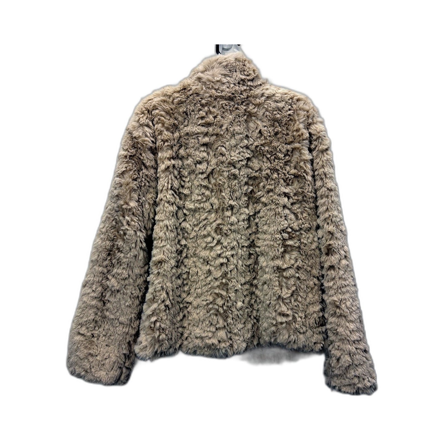 Pilgrim Womens Faux Fur Jacket in Cream - Warm and Cozy Outerwear, Size M