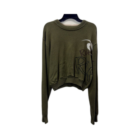 Rip Curl Womens Pullover Sweatshirt Olive Green Comfortable Cotton Size Small