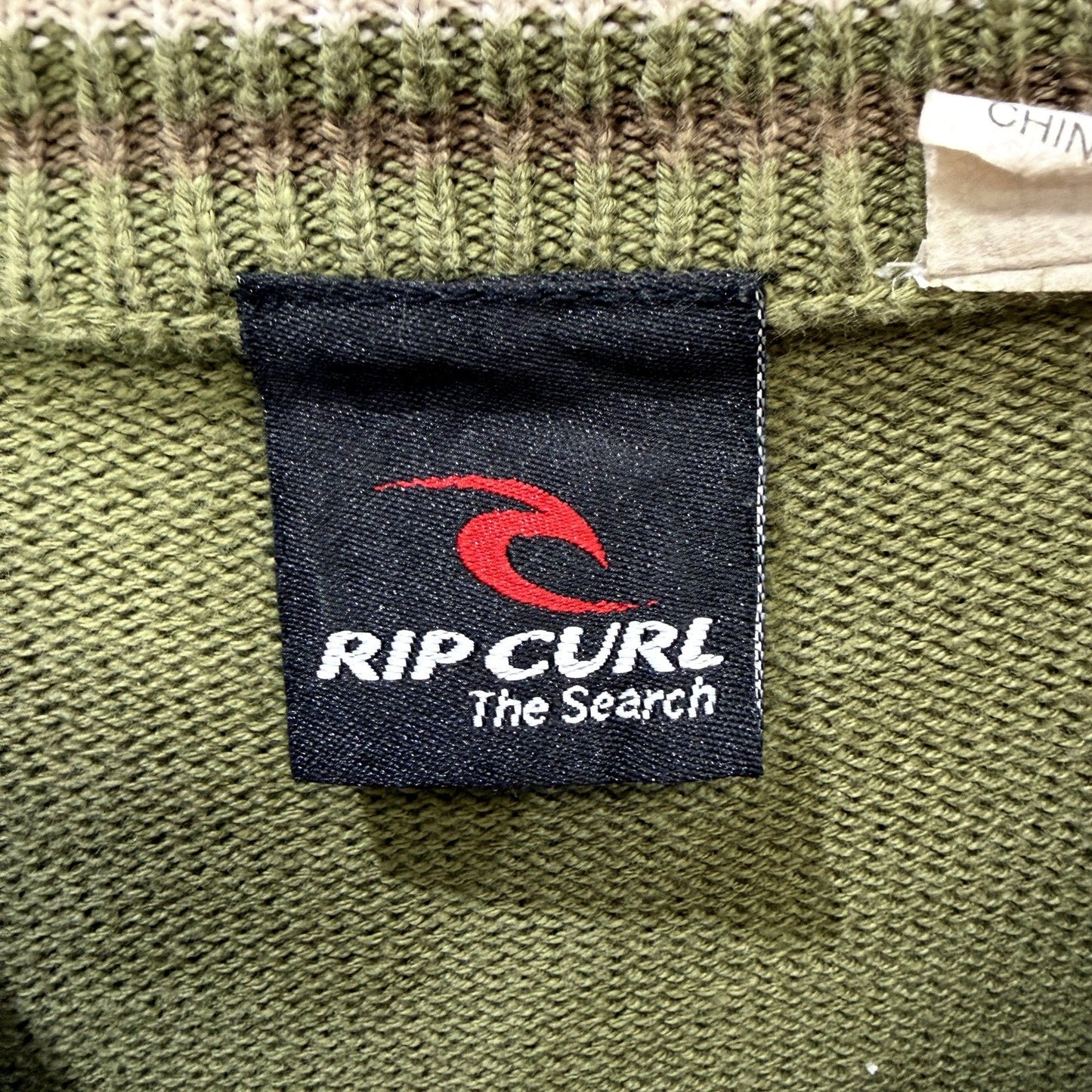 Rip Curl Womens Pullover Sweatshirt Olive Green Comfortable Cotton Size Small