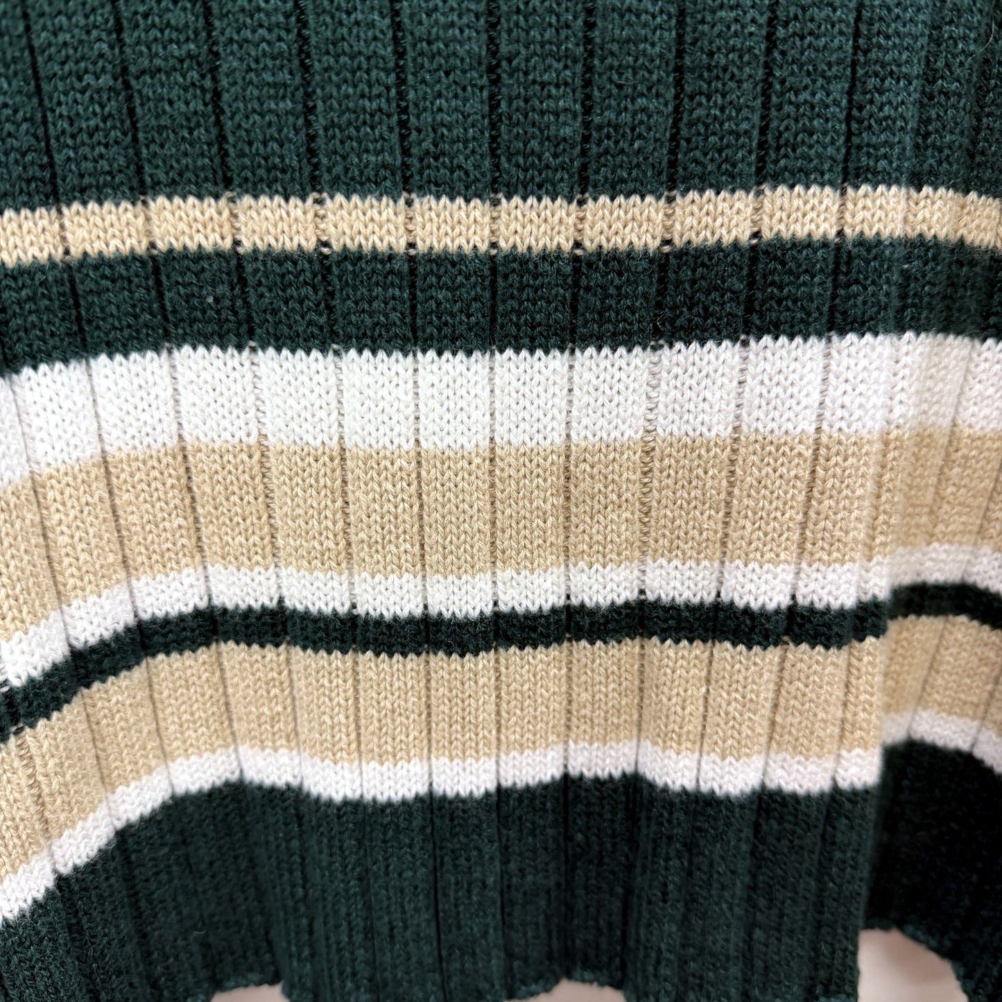 Glassons Womens Cropped Ribbed Sweater Multi Color Knit Cotton Blend Size M NEW