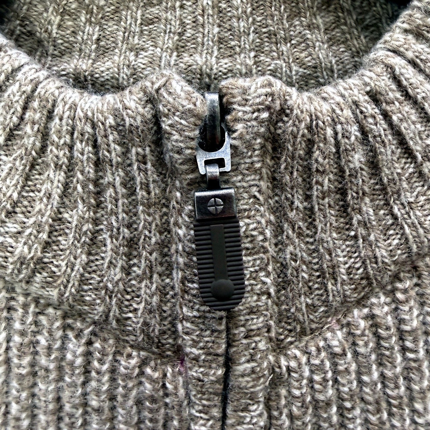 Lloyd's Mens Wool Blend Pullover Sweater with Elbow Patches Brown Size L NEW