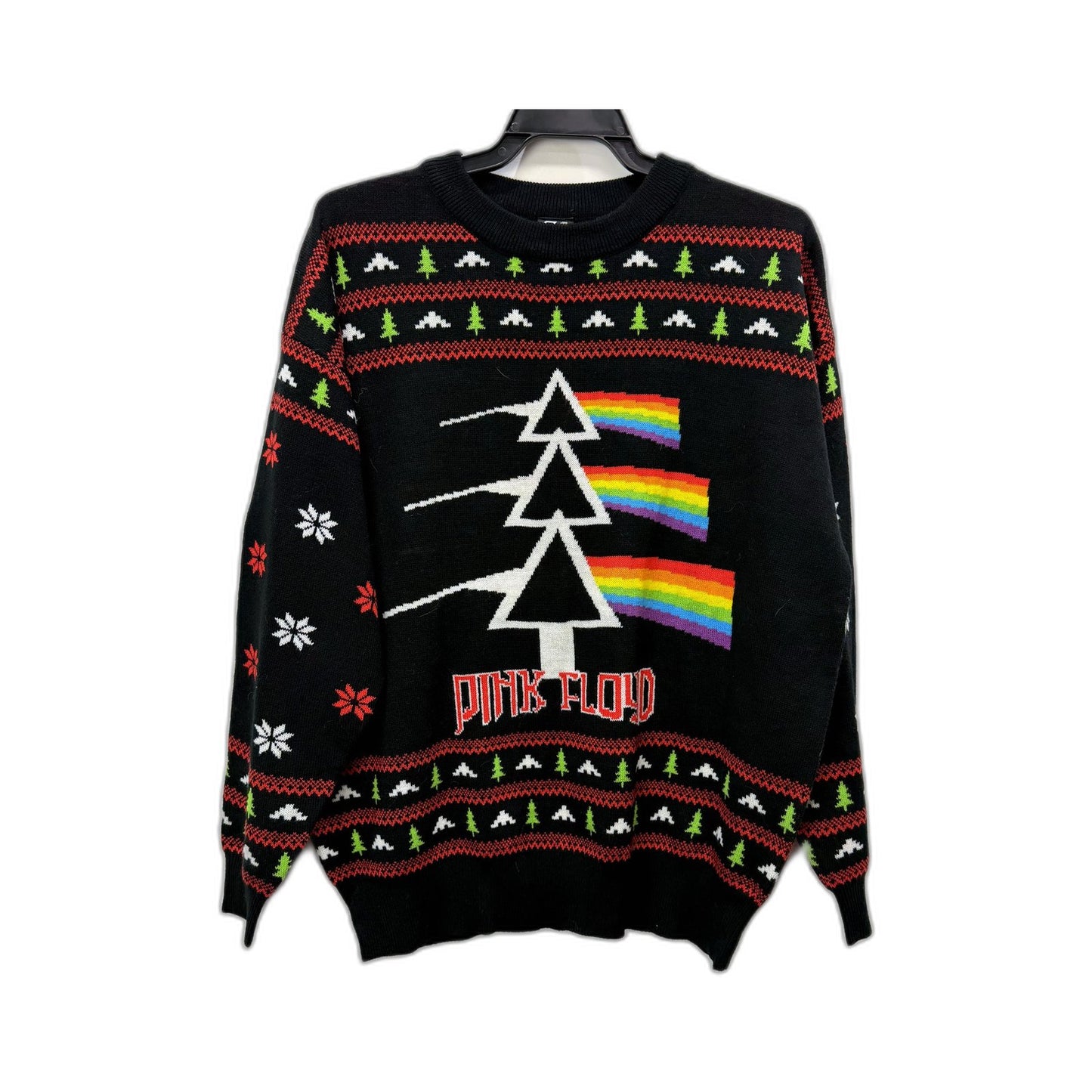 Pink Floyd Womens Pullover Sweater The Dark Side of Moon Multi Color Size 6