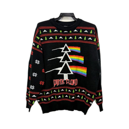 Pink Floyd Womens Pullover Sweater The Dark Side of Moon Multi Color Size 6
