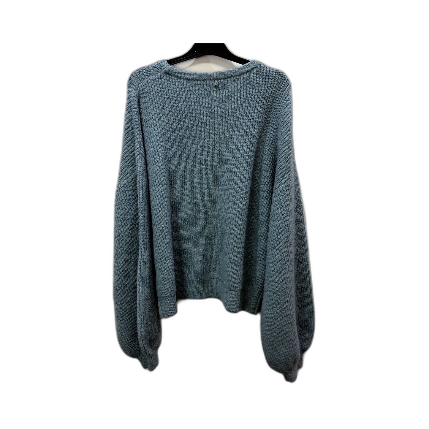 Rhythm Womens Cozy Knit Pullover Sweater in Blue, Size 14 NEW