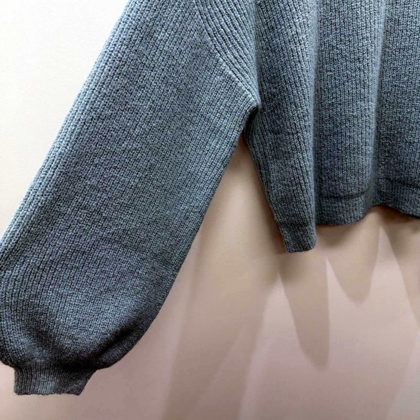 Rhythm Womens Cozy Knit Pullover Sweater in Blue, Size 14 NEW
