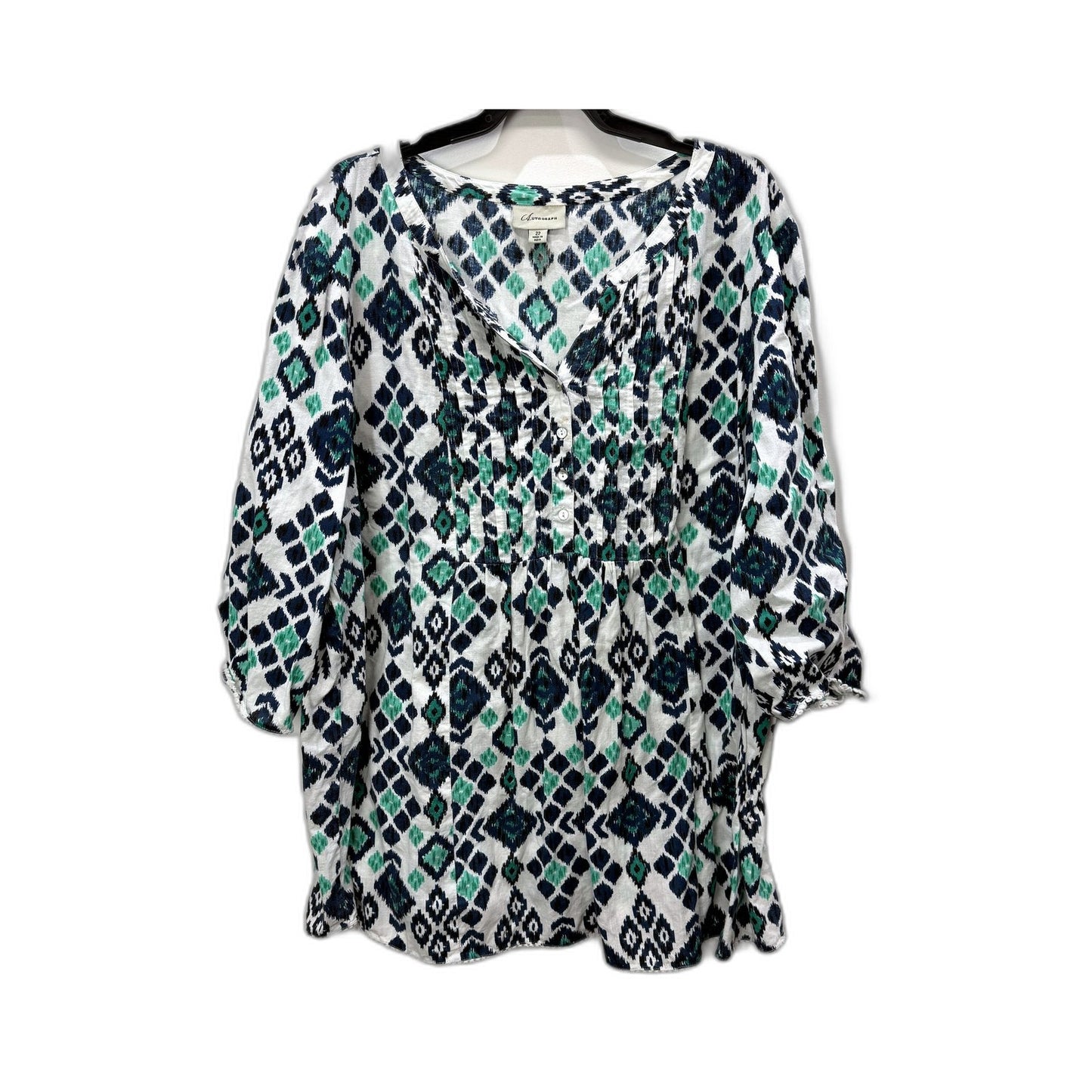 Autograph Womens Printed Tunic Dress in Multi Color & - Size 22
