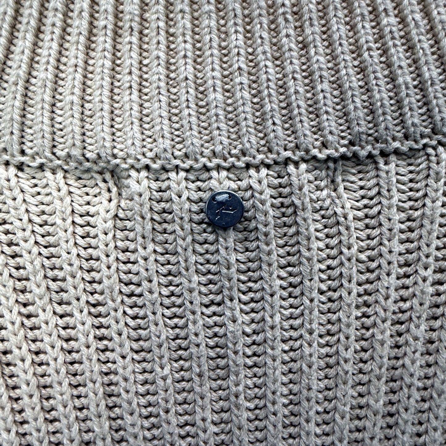 Rusty Womens Pullover Sweater Casual Crew Neck Beige Knit Cotton Size 12