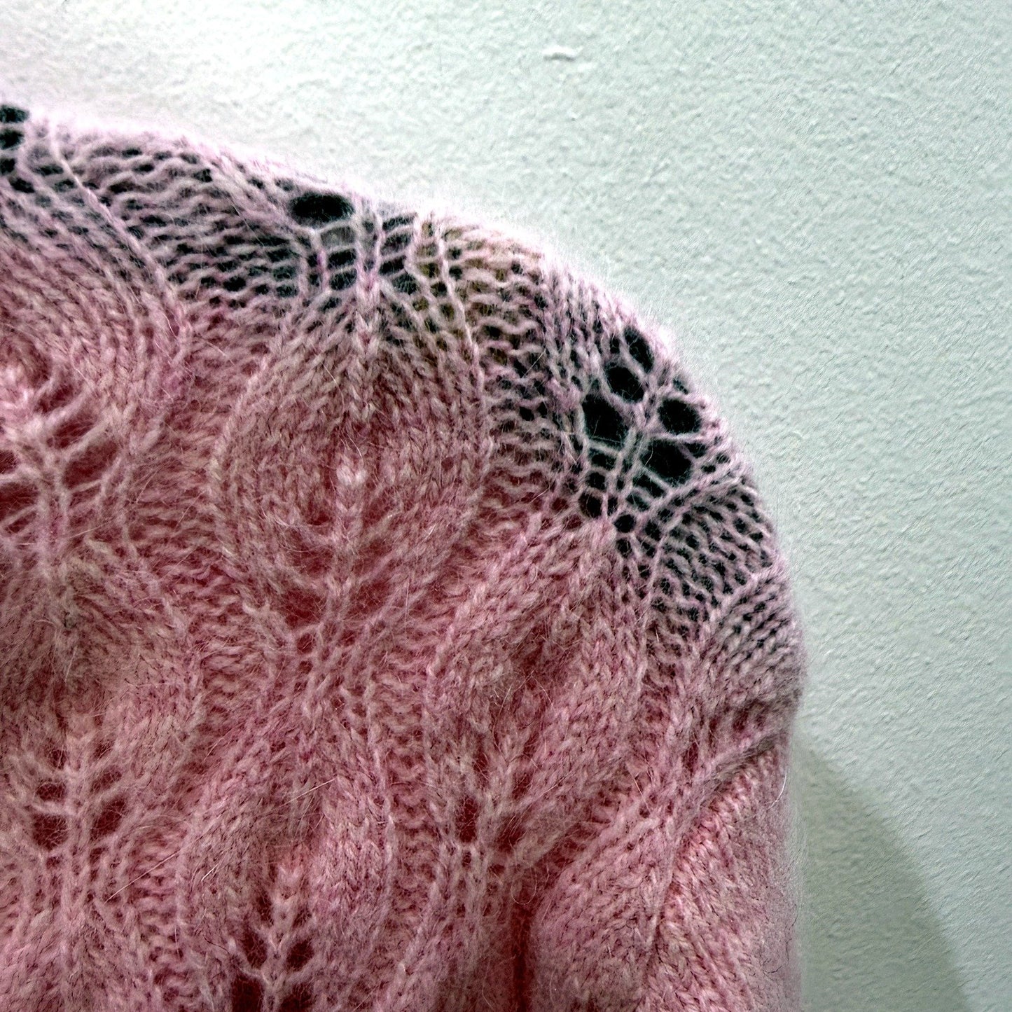 Fellahamilton Womens Pink Pullover Sweater Soft Lambswool Turtleneck Size M