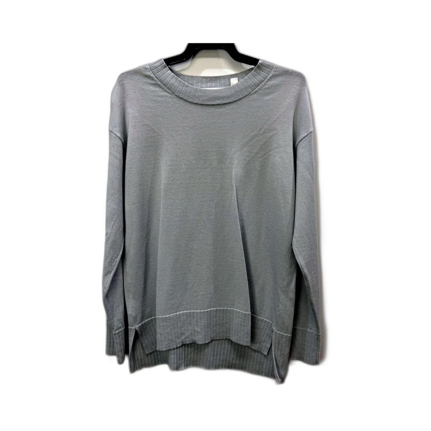 Country Road Womens Gray Pullover Sweater with Boat Neck, Size M