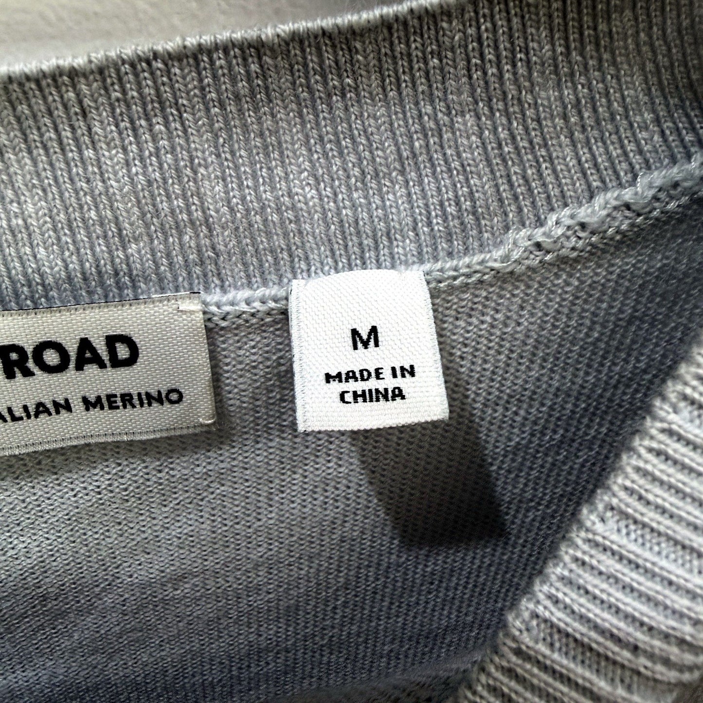 Country Road Womens Gray Pullover Sweater with Boat Neck, Size M