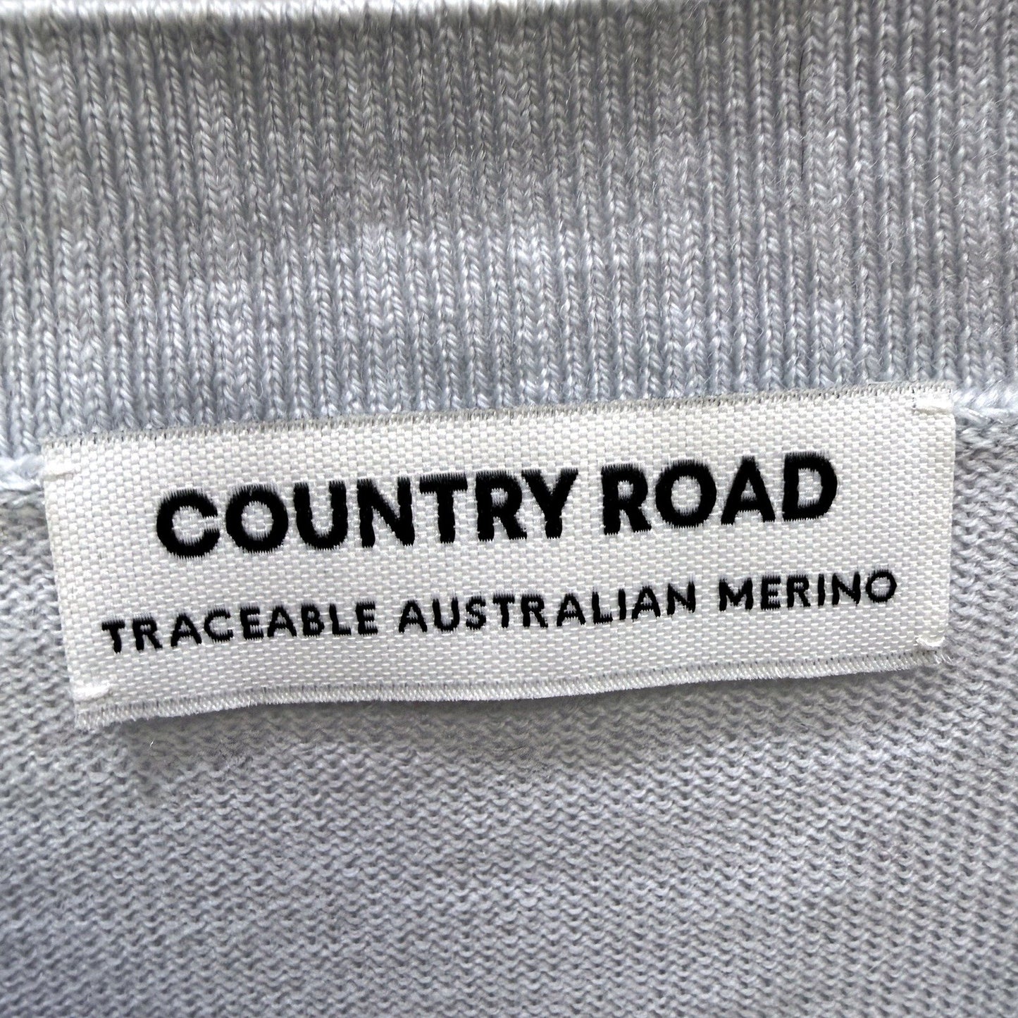 Country Road Womens Gray Pullover Sweater with Boat Neck, Size M