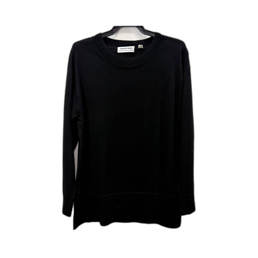 Country Road Womens Black Pullover Sweater Cozy Knit Jumper Size M