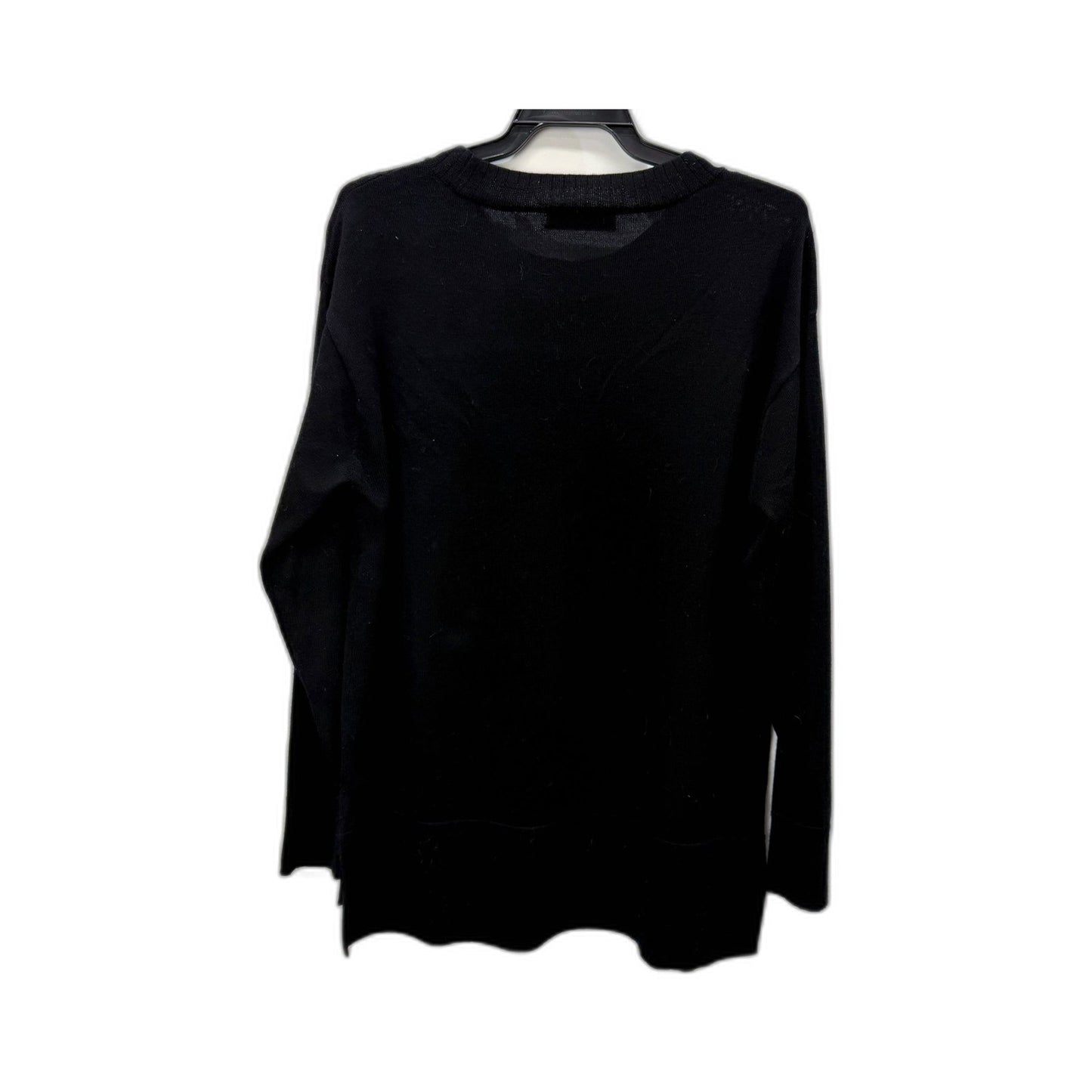 Country Road Womens Black Pullover Sweater Cozy Knit Jumper Size M