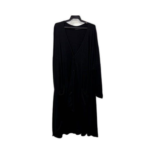 Showroom Womens Oversized Pullover Sweater Soft Cashmere Blend Black Size 1