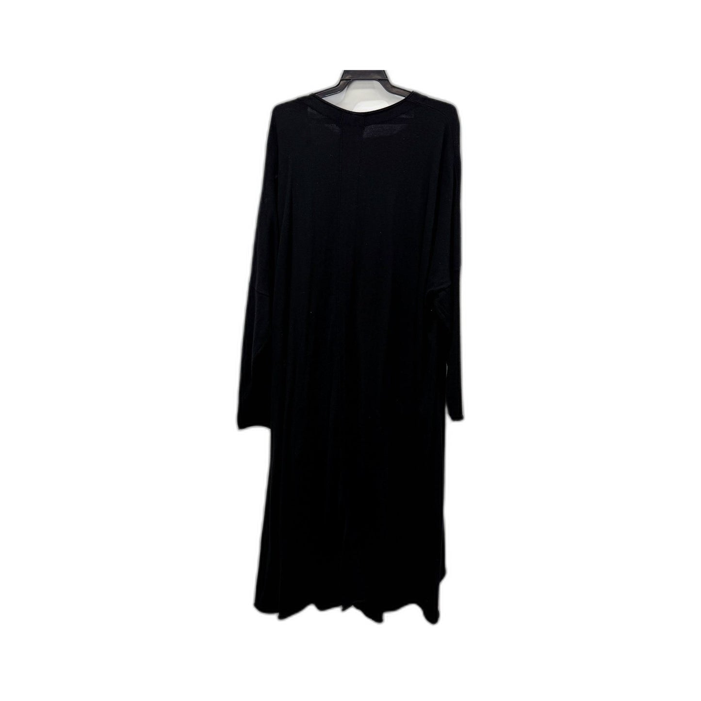 Showroom Womens Oversized Pullover Sweater Soft Cashmere Blend Black Size 1