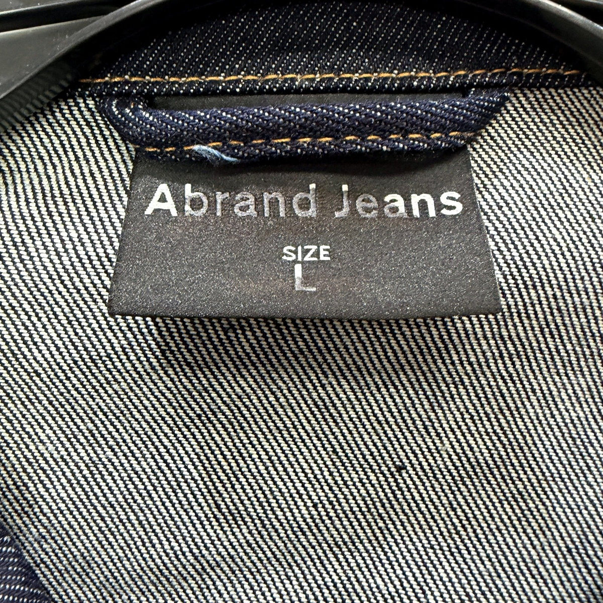 Abrand Mens Dark Blue Denim Jacket | Cotton Blend Size L NEW
