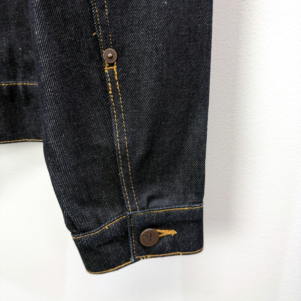 Abrand Mens Dark Blue Denim Jacket | Cotton Blend Size L NEW