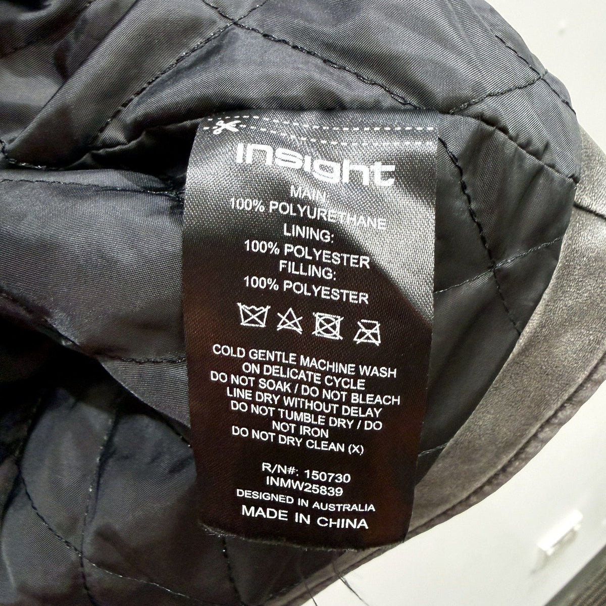 Insight Mens Gray Motorcycle Bomber Jacket Casual Outerwear XXL NEW