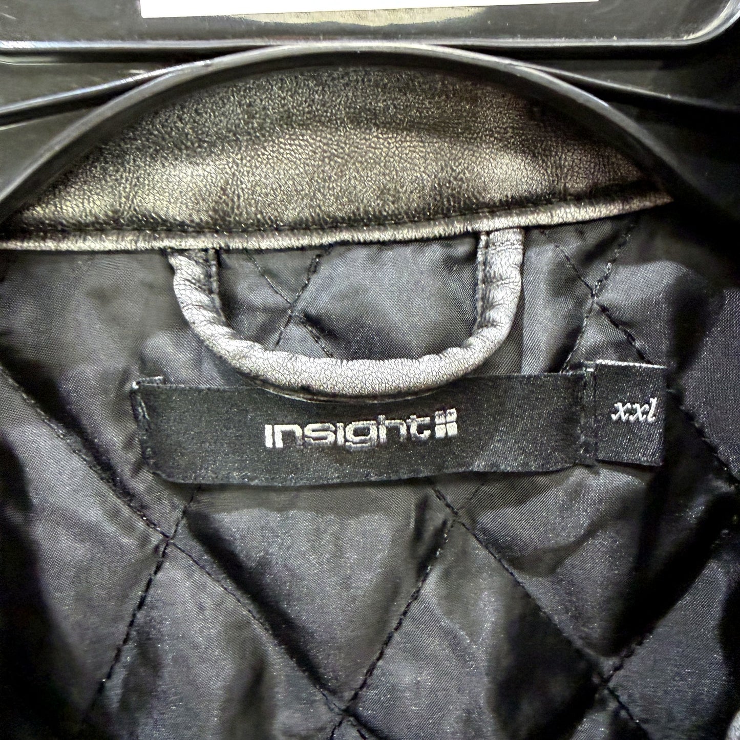 Insight Mens Gray Motorcycle Bomber Jacket Casual Outerwear XXL NEW