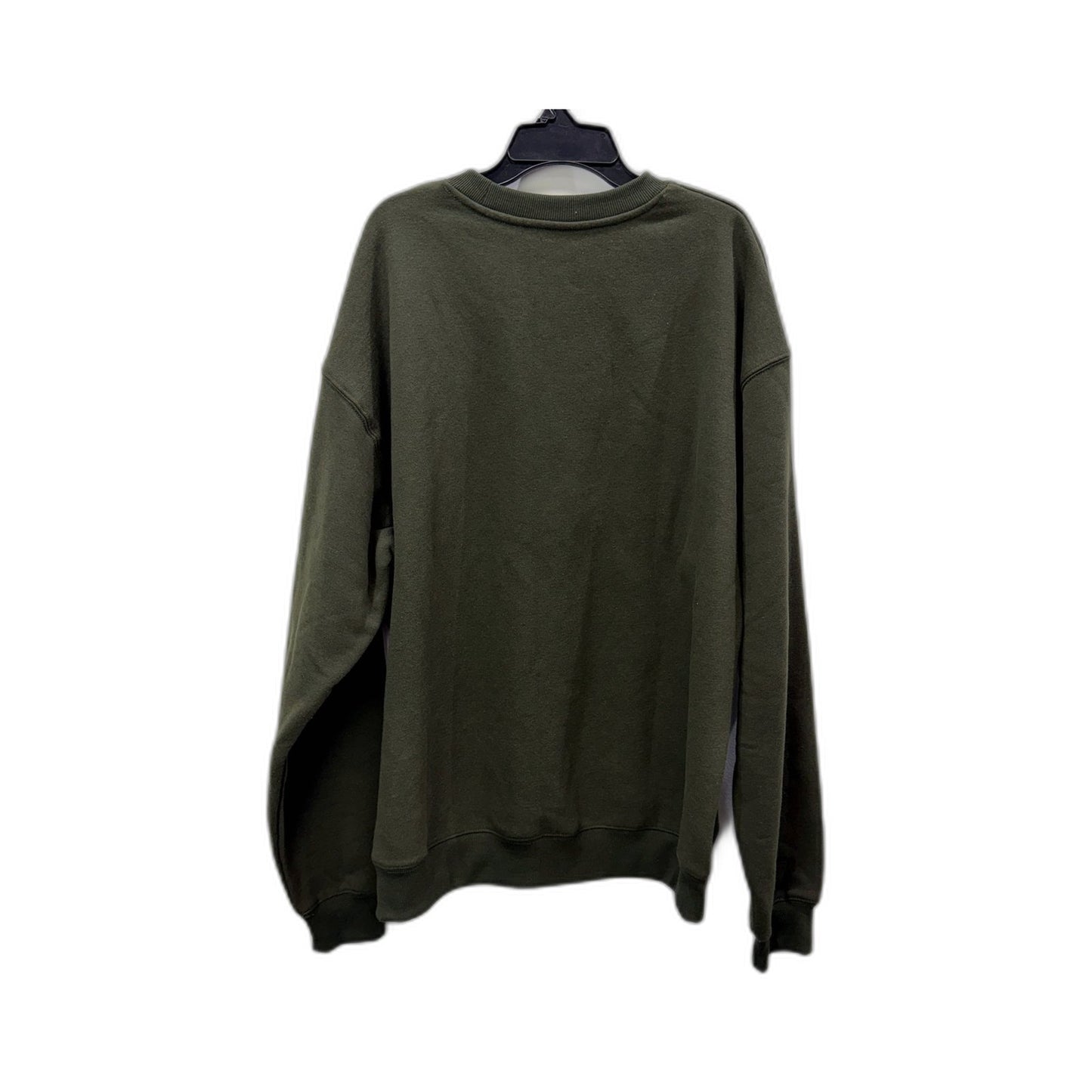 General Pants Co. Mens Olive Green Pullover Sweatshirt in Large Size NEW