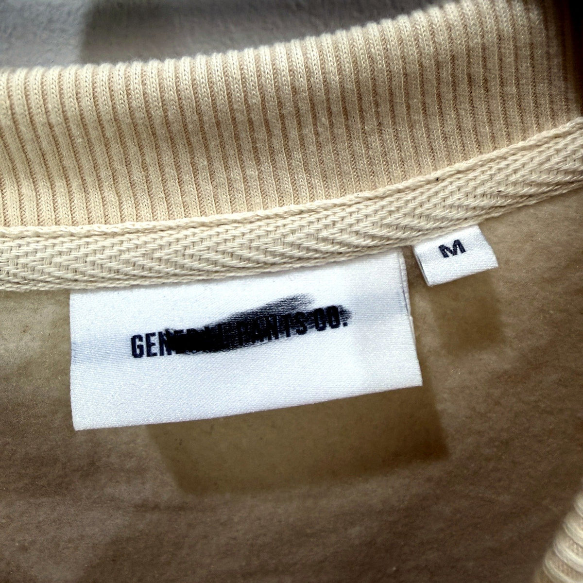 General Pants Co. Mens Beige Pullover Sweatshirt in Size M
