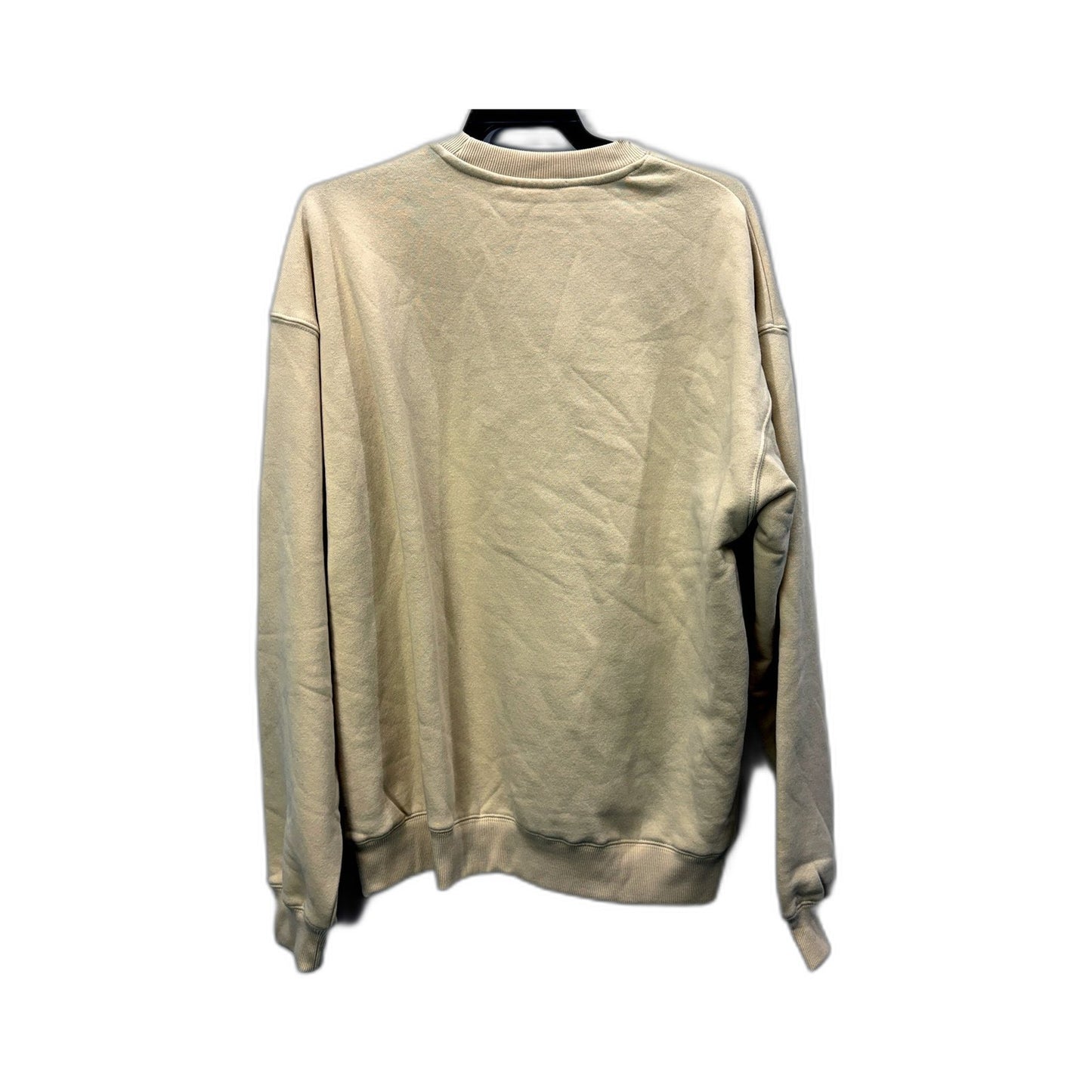 General Pants Co. Mens Pullover Sweatshirt Beige Comfortable Cotton Blend Size M