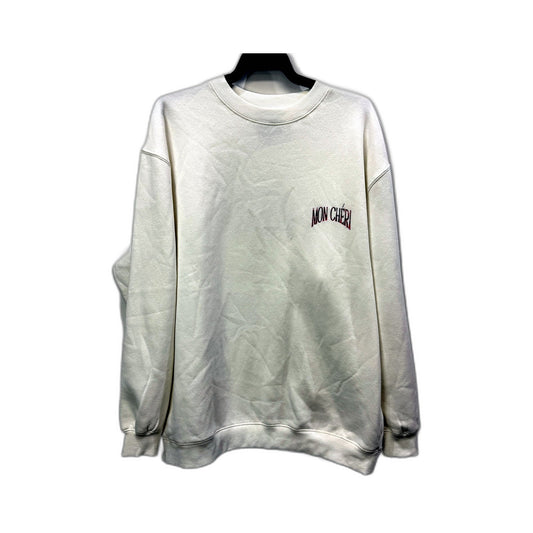 Alice in the Eve White Pullover Sweatshirt Womens for Sizes M NEW