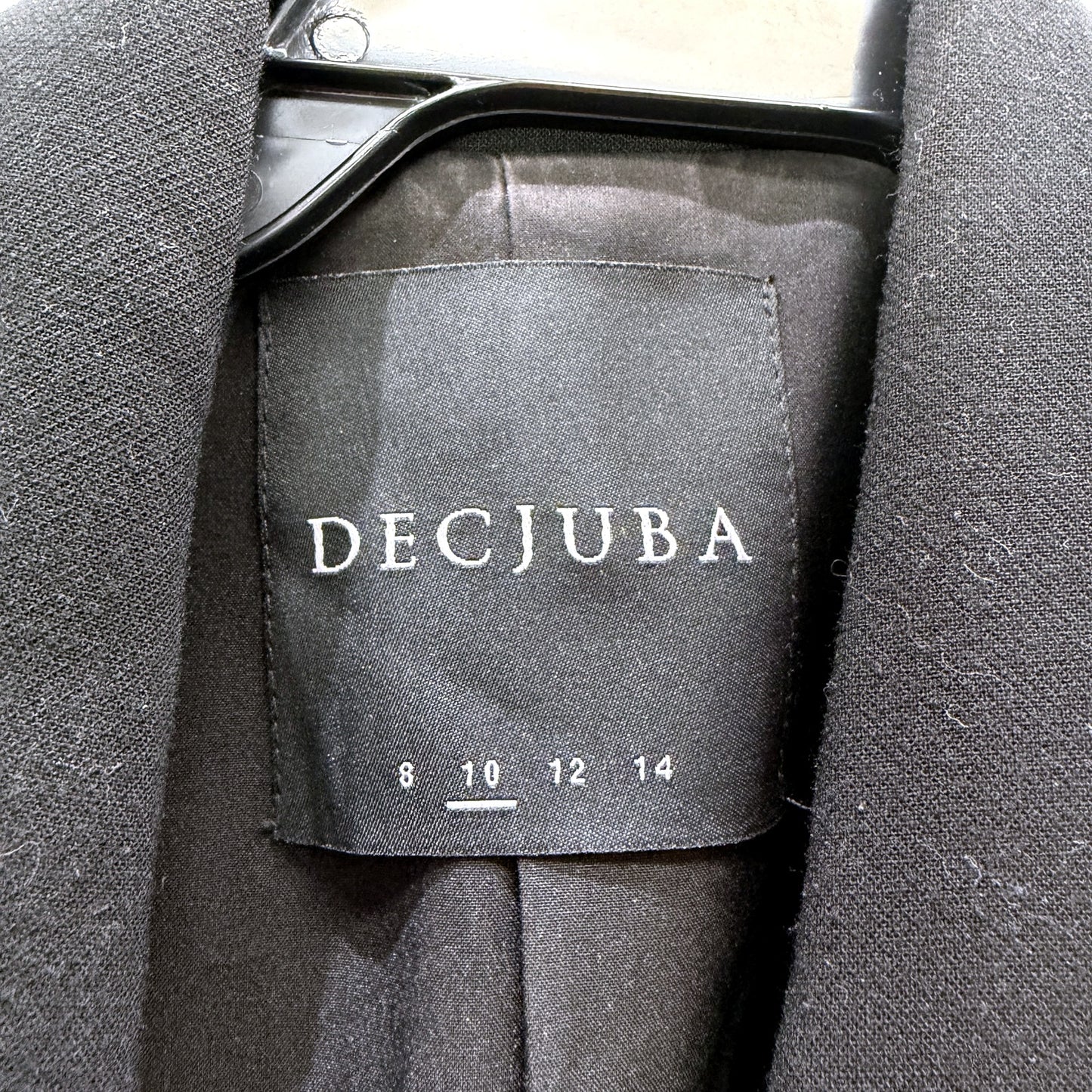 Decjuba Womens Formal Jacket Midi Wrap Dress Casual Feminine Sz 10 NEW