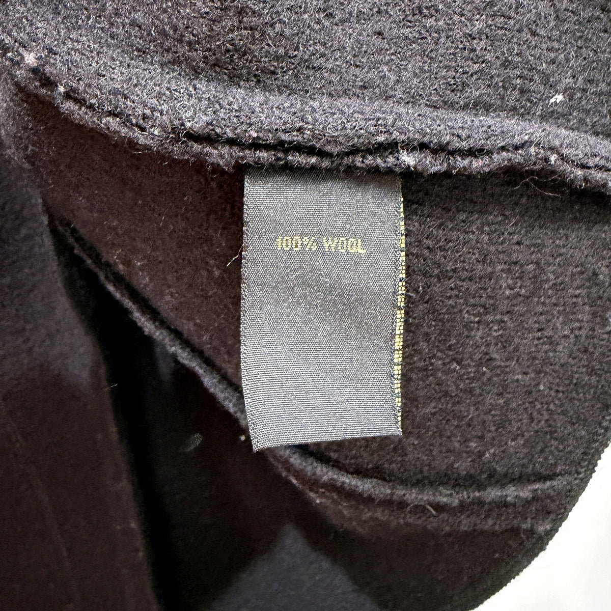 Marco Polo Mens Premium Black Wool Coat for Winter Outerwear in Small