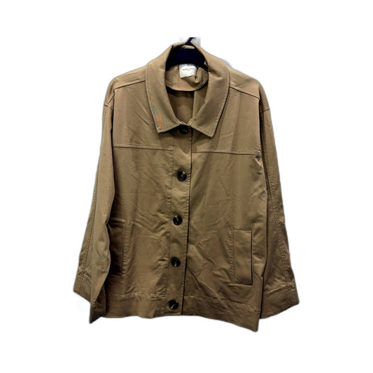 Yarra Trail Womens Lightweight Casual Tan Jacket - Large Size