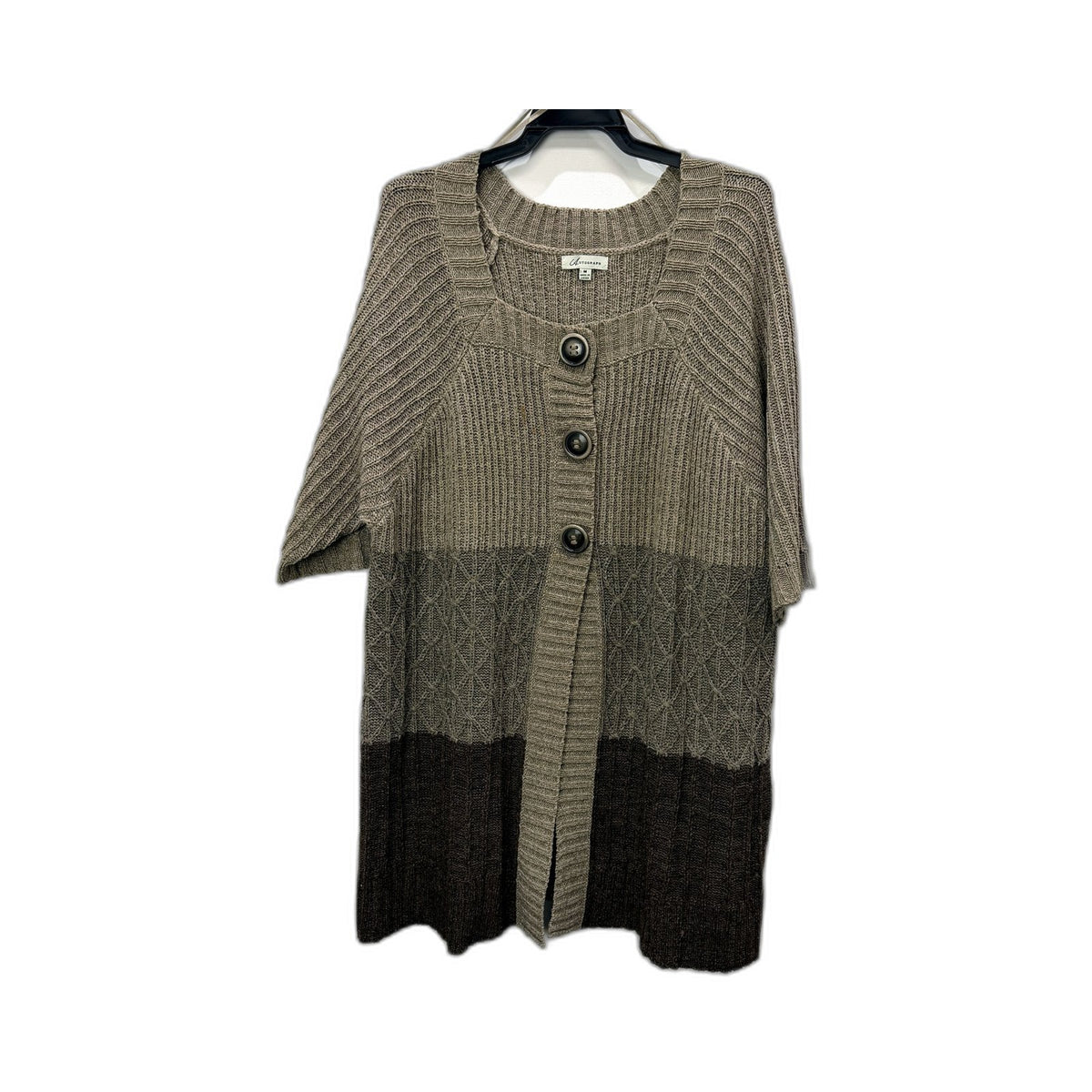 Autograph Womens Brown Knit Cardigan - Lightweight & Comfortable Size M