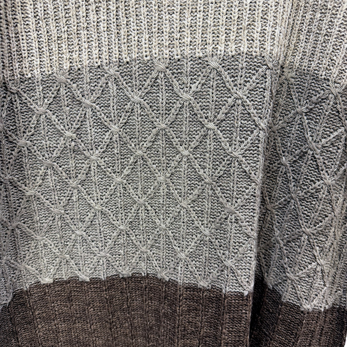 Autograph Womens Brown Knit Cardigan - Lightweight & Comfortable Size M