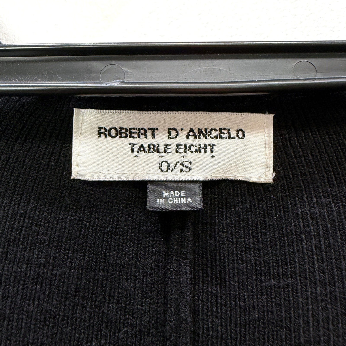 Robert D'Angelo Womens Open Draping Cardigan Cape in Black, One Size