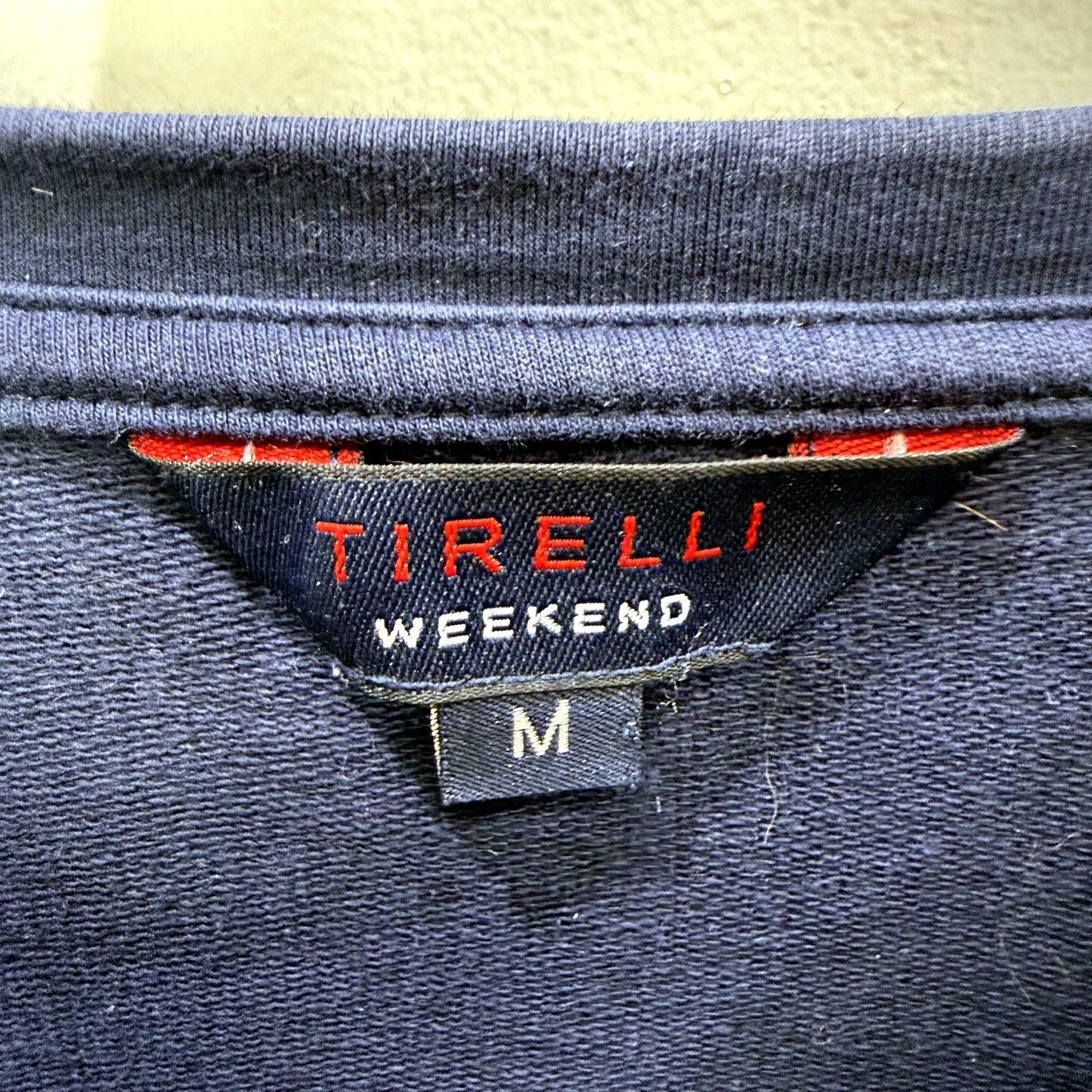 Tirelli Womens Navy Blue Pullover Sweatshirt Casual Comfortable Size M