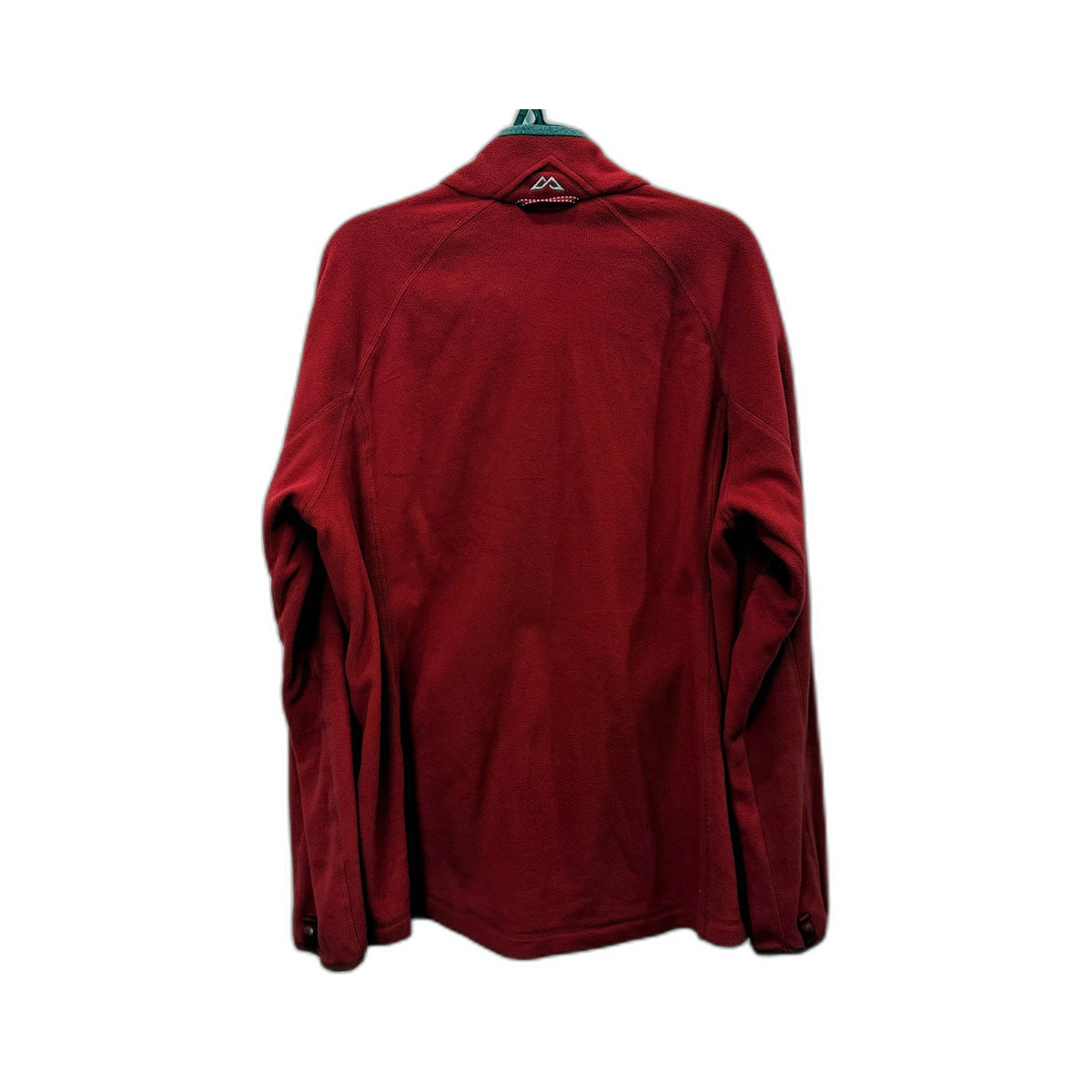 Kathmandu Womens Zip-Up Fleece Jacket for Warm Outdoor Hiking, Red Size L