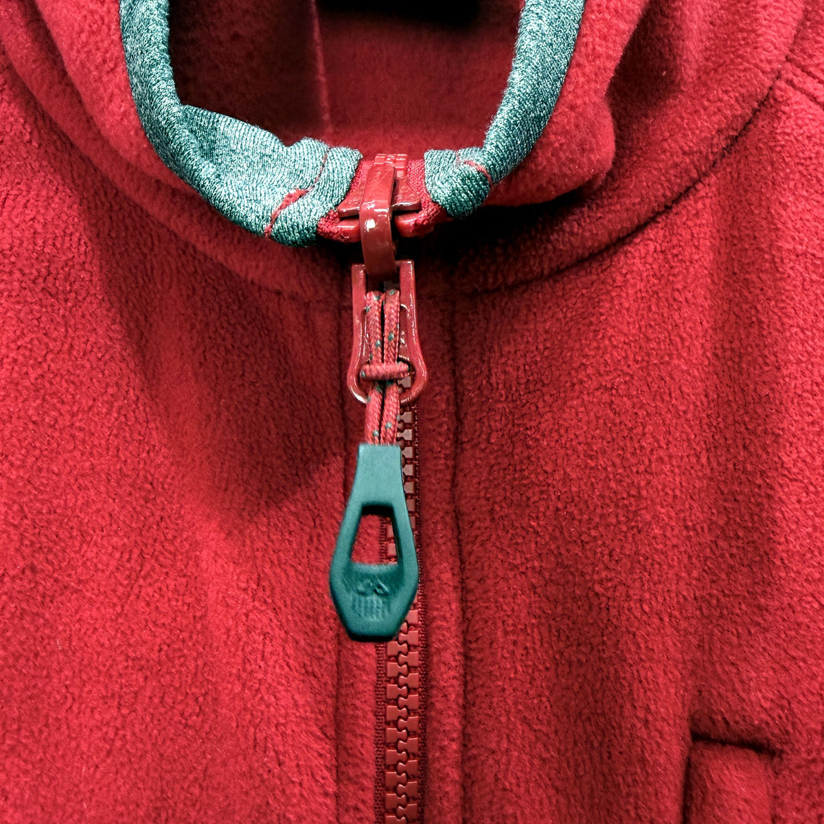 Kathmandu Womens Zip-Up Fleece Jacket for Warm Outdoor Hiking, Red Size L