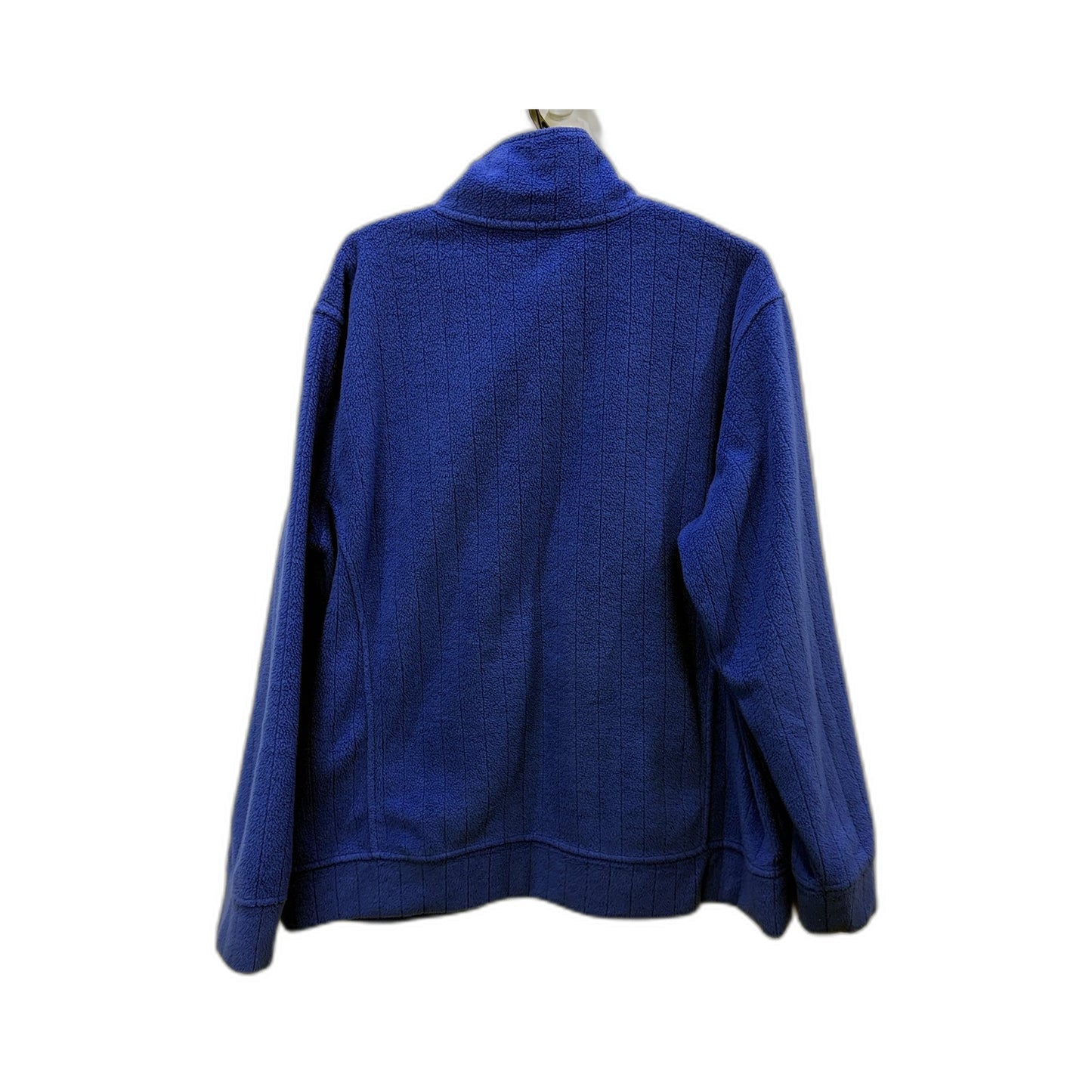Black Pepper Womens Zip-Up Fleece Jacket - Blue Casual Outdoor Size 16