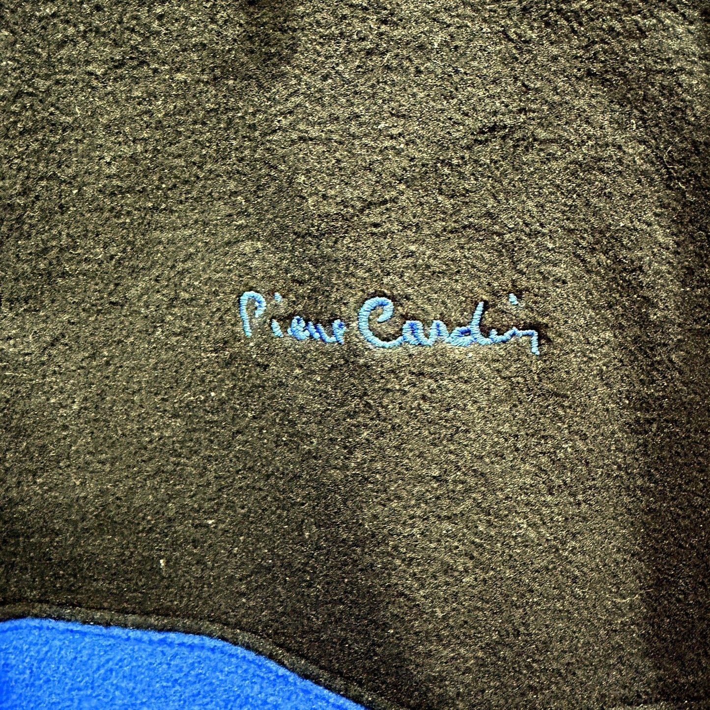 Pierre Cardin Mens Quarter Zip Fleece Sweatshirt Blue Polyester Size XL