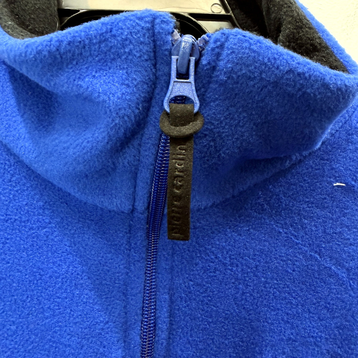 Pierre Cardin Mens Quarter Zip Fleece Sweatshirt Blue Polyester Size XL