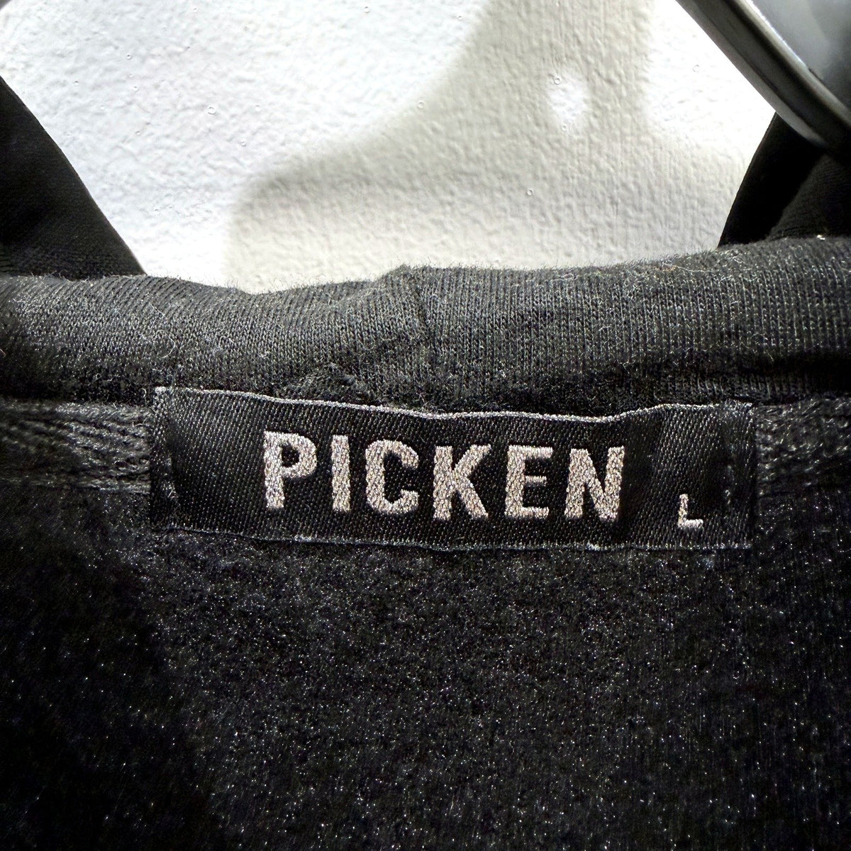 Picken Boys Pullover Hoodie Black Comfortable Casual Sweatshirt Size L