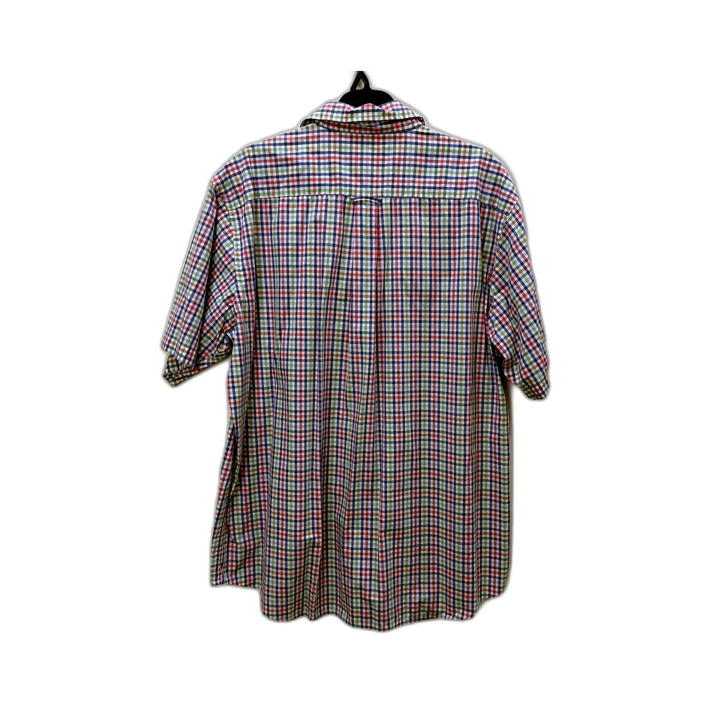 Gazman Mens Multi-Color Plaid Button-Down Casual Cotton Shirt Size L NEW