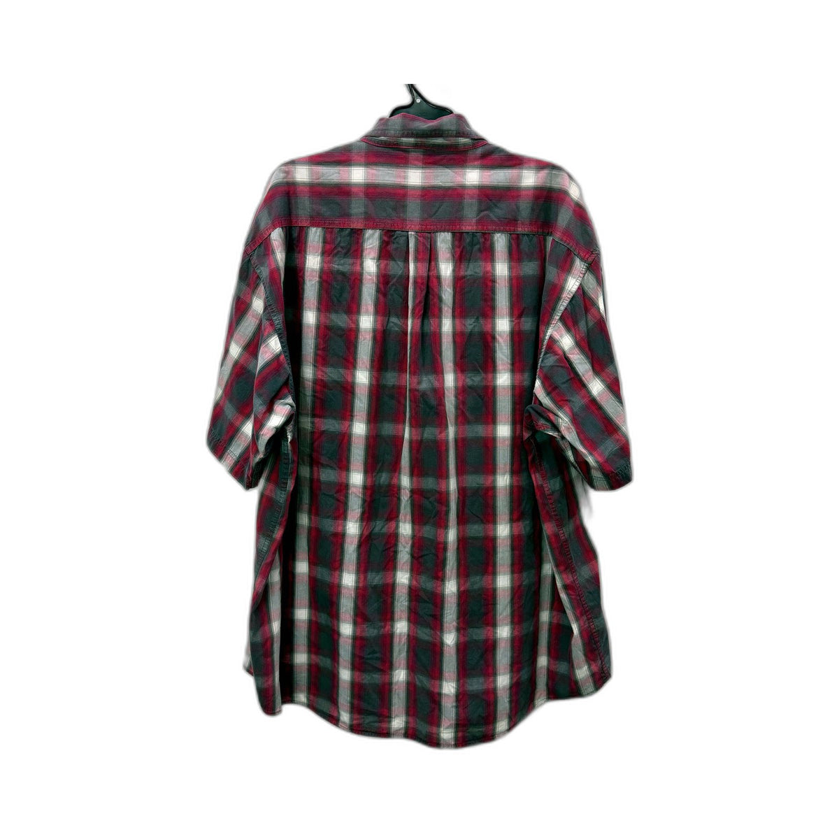 Jeep Mens Plaid Button-Down Shirt Casual Cotton Multi Color Size 2XL