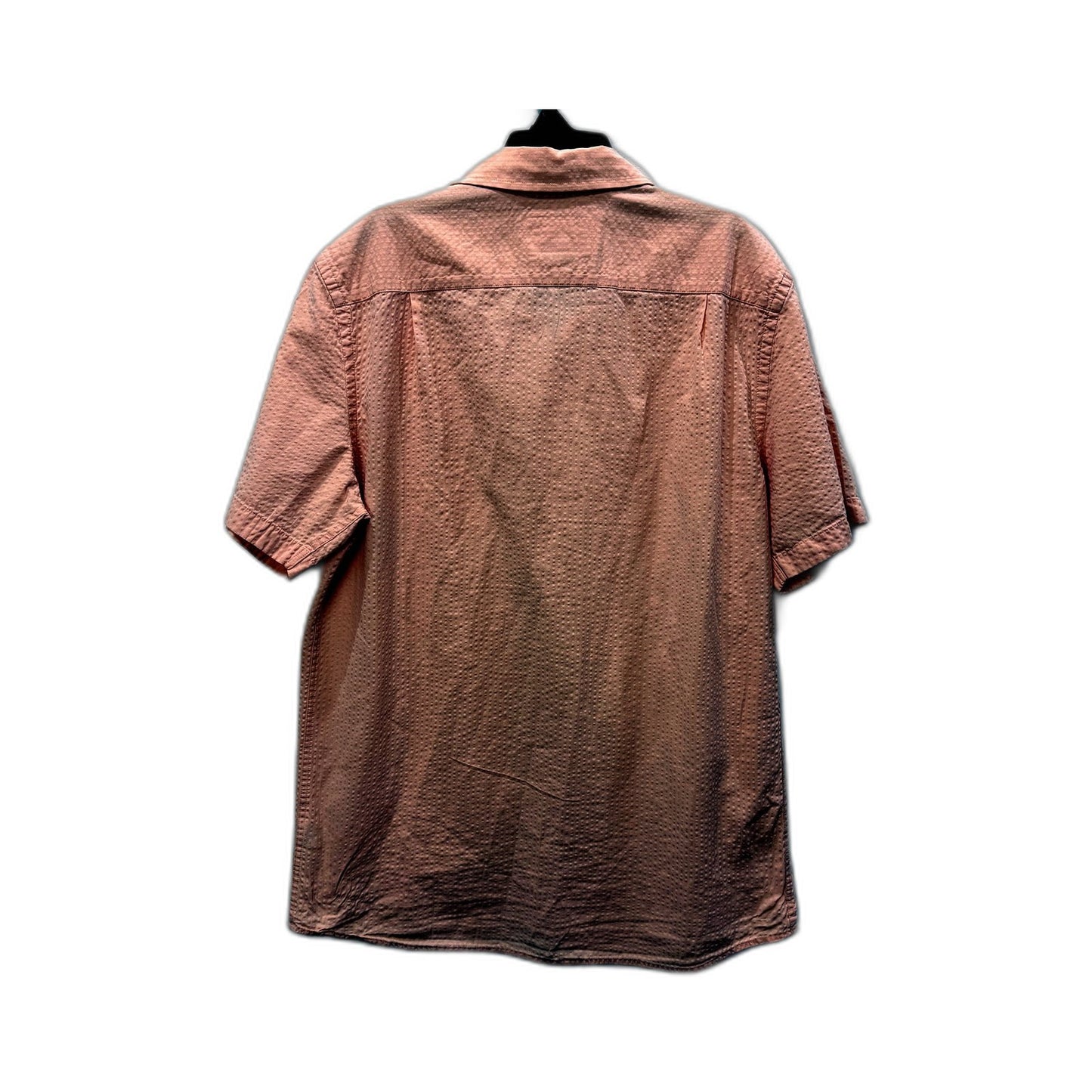 Gazman Mens Button-Down Shirt Casual Lightweight Pink Cotton Linen Size NEW