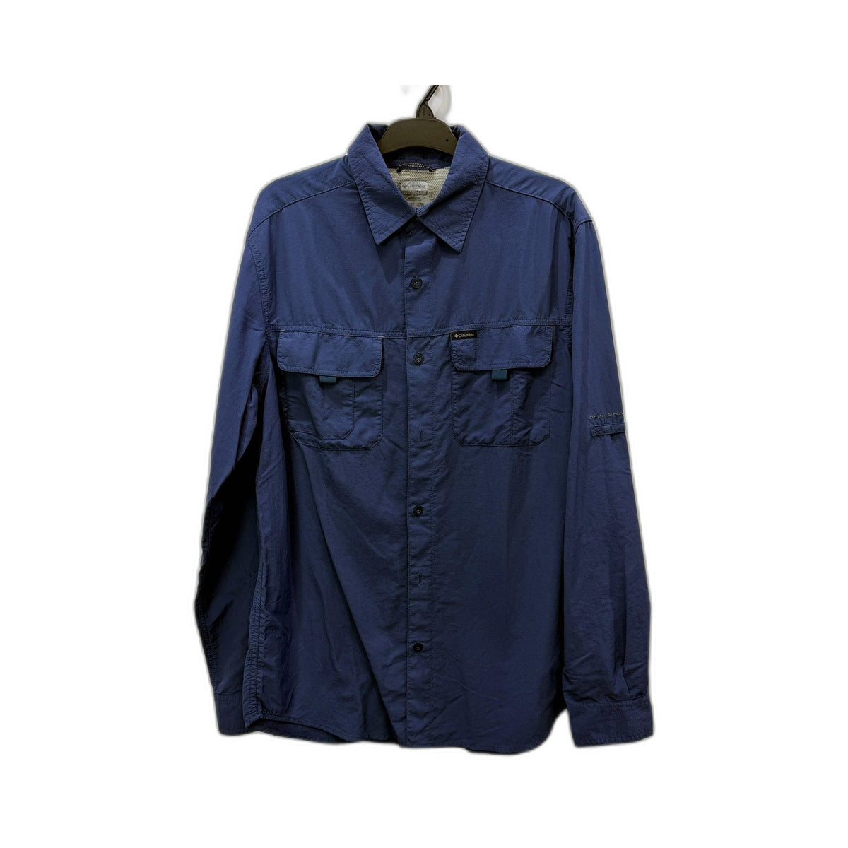 Columbia Mens Titanium Waterproof Insulated Shacket in Navy Blue Size M