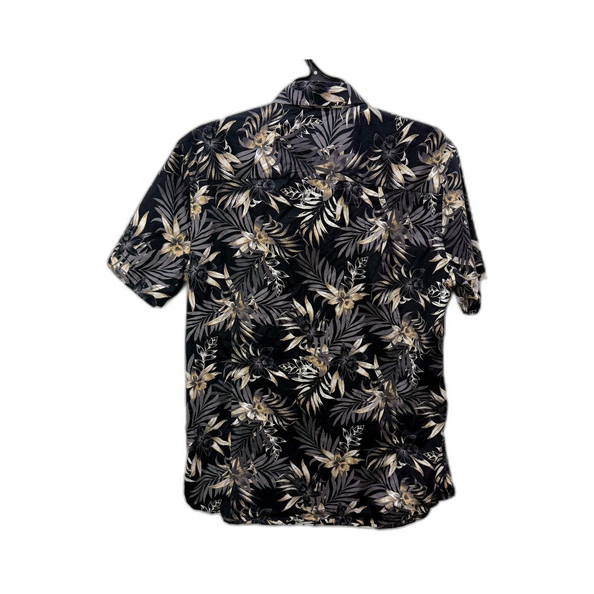 Tarocash Mens Floral Tropical Button-Down Shirt Short Sleeve Multi Color Size M