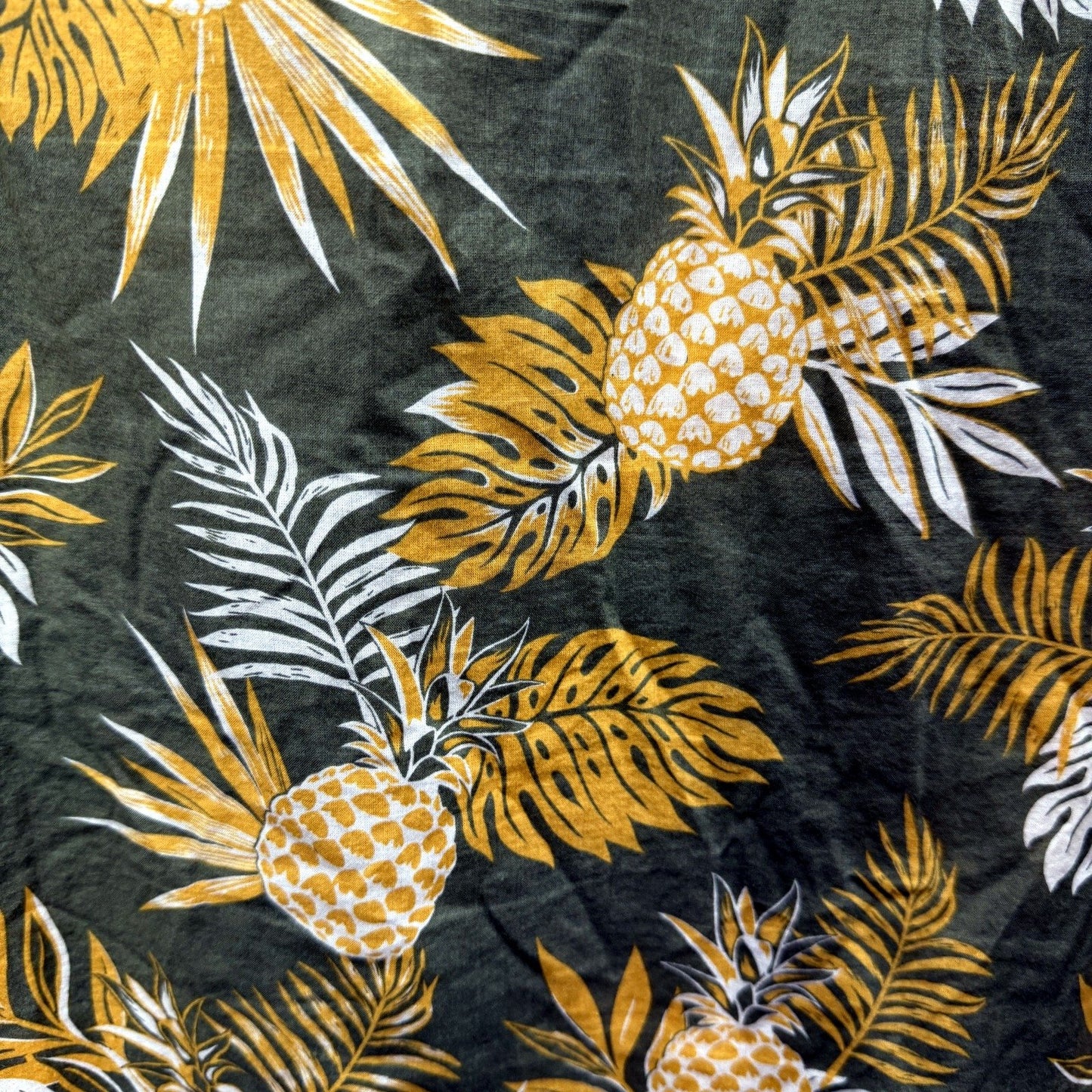 French Connection Mens Tropical Hawaiian Shirt Multi Color Size L NEW