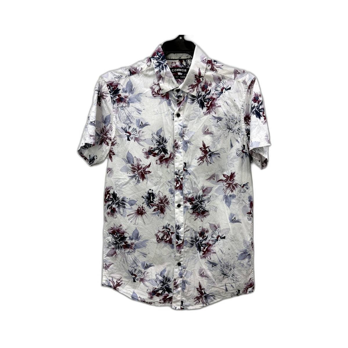 Connor Mens Short Sleeve Button-Down Floral Print Shirt in Multi Color NEW