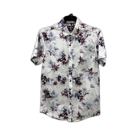 Connor Mens Short Sleeve Button-Down Floral Print Shirt in Multi Color NEW
