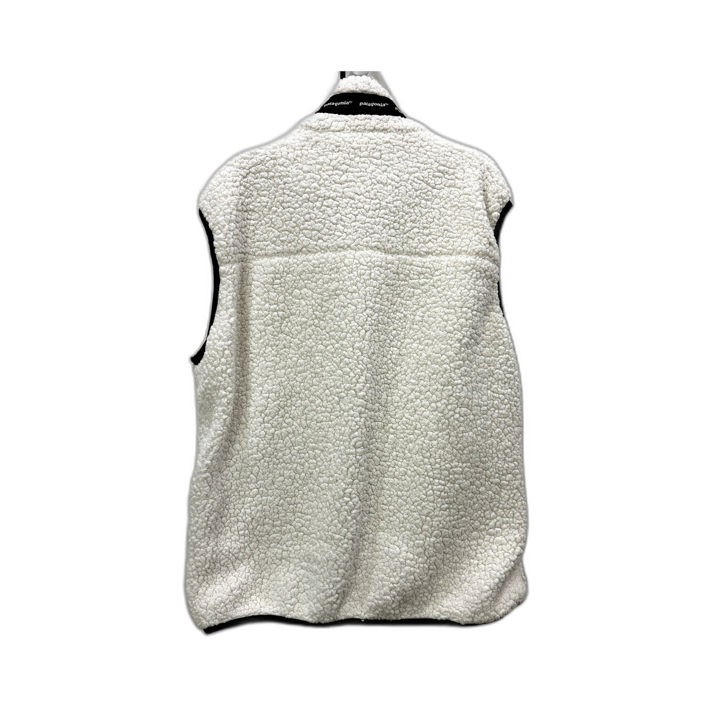 Patagonia Mens Retro Fleece Vest Organic Cotton Sherpa White Size Large