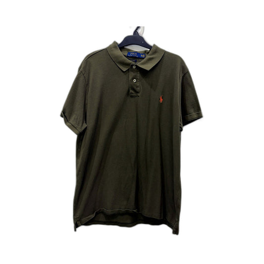 Polo Ralph Lauren Mens Olive Green Slim Fit Shirt Size XL